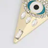 Dangle & Chandelier High Quality Alloy Love Eyes Long Glazed Diamond Studded Earrings For Women Boutique Jewelry European Oversize Exaggerat