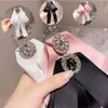 Épingles, broches coréen ribbon noeud papillon pour femmes cols cristal chemise robe robe broche cravatie dames mode bijoux vêtements accessoires vêtements