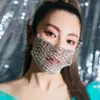 Zhang Yuqi samma mask dekoration tungmetall andningsbar mode po concave mesh röd pf8x726