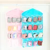 Pockets Multifunction Underwear Sorting Storage Bag Door Wall Hanging Organizer Closet 42cm 72cm Boxes & Bins