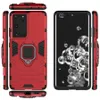 Ringhouder Kickstand Cover Case Armor Rugged Dual Layer voor Samsung Galaxy Note 20 Plus S21 Plus S21 Ultra A02S EU 50 stks / partij