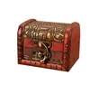 200 stks vintage sieraden doos organizer opslag case mini hout bloem patroon metalen container handgemaakte houten kleine dozen