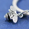 Ciondolo in argento sterling 925 con ape regina ciondola il branello di fascino per i braccialetti con ciondoli gioielli Pandora europei