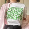 Camisetas de mujer, camisa, ropa de verano para mujer, camisetas blancas Vintage Kawaii góticas con bonitos estampados florales, camisetas informales coreanas a la moda 2022
