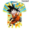 Men's T-Shirts Fashion Short Sleeve Anime Dragon 3D Printed T Shirt Men Women Children Casual Streetwear Boy Girl Kids Summer287D