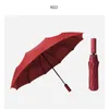 Windproof Double Automatic 3 Folding Umbrella Female Male 10K Car Large Parasol Rain Women Men Business Strong Umbrellas