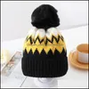 Beanie/Skl Caps Hüte Hüte, Schals Handschuhe Fashion Aessories Damen Winter Strickmütze Warm Gefüttert Weiche Damen Ski Cap Llf11289 Drop D