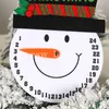 Snowman Santa Claus Odliczanie Kalendarz Boże Narodzenie Kalendarze Non-Woven Ściany Kalendarze Xmas Home Navidad Wiszący