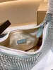 Hochwertige Mode Damen voller Diamant Glitter Hobo Abendtaschen Damen klassische Original Luxus Designer Marke Nylon Unterarm Bag275R