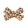 1pcs Lenen Leopard Print Mabd Girls Harpins Кружевые волосы с клипом Barrettes Headwear Accessories TS2128251611