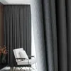 Full Blackout Curtain Finished Custom Thick Jacquard For Bedroom Living Room Insulation Soundproof Curtain 211203
