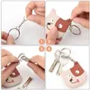 200pcs Split Key Chain Rings with Chain Key Ring and Open Jump Rings Bulk for Crafts Diy (1 Inch/25mm) H0915