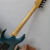 Metallic Blue Body 24 frets elektrische gitaar met Floyd Rose Bridge, palissander toets, kan worden aangepast