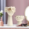 Resin Vase Home Decor Planter Pot Head Sculpture Storage Box Pen Holder Creative Decoration Accessories Art Ornaments 220221