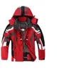 가을 - 블랙 그레이 새로운 남성용 스키 정장 재킷 코트 방수 스노우 보드 의류 스키 정장 재킷 S M L XL XXL 크기