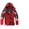 Herbst-Schwarz Grau neue Herren Skianzug Jacke Mantel wasserdichte Snowboard Kleidung Skianzug Jacke S M L XL XXL GRÖSSE