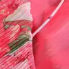 スウィート女性ピンクの花のホルターロングドレス夏のカジュアルレディースバックレスビーチドレス女性シックなプリントタンク210515