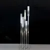 Énorme cristal haut acrylique thé support de lumière allée de mariage candélabre support centres de table toile de fond senyu0546