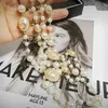 Pull coréen double couche, longue chaîne, collier de perles, pendentif, bijoux pour femmes, party3298, 2020