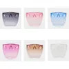 Direktstänkskydd Masker Gradient Färgrik skyddsåtgärd Skydd Återanvändbar Clear Goggle Safety Transparent Anti-dimma glasögon Ram Anti-Spray Mask HY0088