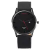 リストウォッチミラーメンズウォッチカジュアルメンズウォッチレザーバンドQuartzスポーツHorloge Heren Montres Homme Reloj hombre2726