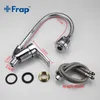 Frap 1 SET Arrival Kitchen Faucet Mixer Cold and Kitchen Tap Single Hole Water Tap Zinc alloy torneira cozinha F43701-b 210724