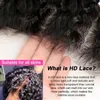 Perucas de renda siyun mostram cabelo 250 peruca de densidade Frontal de onda profunda 13x6 HD Human transparente para mulheres