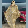 Super Tamanho Africano Dashiki Silk Fashion Bordado Longo vestido longo para roupas femininas