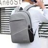 Sac à dos d'affaires pour hommes multifonctionnel gris pratique sac à dos avec charge étanche sac de créateur décontracté pour ordinateur portable sac à dos 210929
