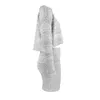 Femmes deux pièces pantalon pull robe hiver 2 pièces ensemble femmes à manches longues tenue de bureau décontracté gris pull tricoté robes vêtements costume