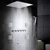 Set di doccia da bagno cromo cromate a nebbia termostatica a nebbia set combo portatile ad alto flusso