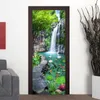 Bakgrundsbilder Custom 3D väggmålning Wallpaper vattenfall damm sovrum landskap inredning po klistermärke pvc självhäftande dörr väggmålningar klistermärken