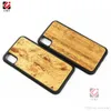 2021 Mode Blank Wood TPU Custom Design Logo Telefoon Gevallen Schokbestendig voor iPhone 7 8 Plus 11 12 PRO XS MAX