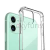 1.5mm Wyczyść akrylowe TPU Hard Telefon Case dla iPhone 11 Pro Max 12 Mini XS XR X 6 7 8 Plus SE Samsung Galaxy S20 S21 Ultra A12 A52 A72 Z Flip 5g A32 4G Przezroczysta gruba tylna pokrywa