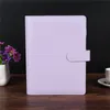 Carpeta para cuaderno A6, 9 colores, Bloc de notas de piel sintética, multifunción, diario, manual, anillo, carcasa, cuadernos portátiles sencillos, fundas