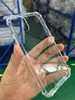 Clear Hybrid Hard PC 1,0 mm akrylfodral för iPhone 15 mjuk ram stötfångare stötsäkert täckning för Samsung transparent fodral