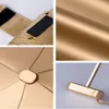 NEU14cm Regenschirme Klein Gold 5-fach Regenschirm Sonnenschutz Faltbar Kinder Kunststoff Exquisit Fest Praktisch Leicht Mode CCA9865