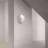 Reloj de pared espacial creativo Retro moderno minimalista moda nórdica Ins Mute sala de estar reloj redondo despertador H1230