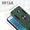 Étuis pour Samsung Galaxy J2 Pro J4 J6 J8 2018 A6 A8 Plus, coque blindée antichoc avec anneau magnétique, support rigide, protection arrière en PC