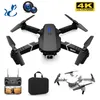 Drone avec caméra 4K, jouet d'avion télécommandé pour adultes et enfants, simulateurs, mini quadricoptère débutant, choses cool, cadeau de Noël, WIFI FPV, vol sur piste, vitesse réglable, E58/E68/