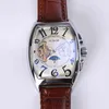 Vintage Square Design Pochromic Glass Mechanical Tourbillon Męs