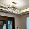 Light luxury living room chandelier post modern minimalist villa dining lighting creative home bedroom crystal lamp