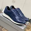 2022 New Men's Paris Genuine Leather Lace-up sports shoes men running shoes fashion sneakers Flat designer Leathers stitching size38~46