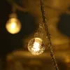 20LED 30LED Guirlande Lumineuse Décoration D'arbre De Noël Étanche Boule Ronde Cordes Lumières Fête De Noël À L'extérieur Décorations Suspendues BH4924 TYJ