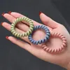 Koreaanse versie van de kleur telefoon lijn ring vrouwelijke accessoires glanzende touw netto beroemdheid eenvoudige stropdas haar rubberen band student hoofd meisje