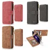 CaseMe Multifunction Cases For Iphone 13 Pro 12 11 XS MAX XR X 8 7 Galaxy S21 FE Note 20 S20 A52 A72 14 Cards Slot Wallet Leather Magnetic