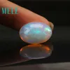 الأبيض البيضاوي الطبيعي قطع 19x13x7mm 9.5ct opal لصنع المجوهرات، النار الملونة diy فضفاض الأحجار الكريمة H1015