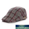 Småbarn barn vinter höst plaid ull beret hattar för barn baby pojkar vår söt platt keps 2-5y fabrik pris expert design kvalitet senaste stil ursprungliga status