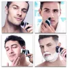 4in1 rotatif électrique LCD rasoir facial électrique rasoir mâle barbe machine à raser tête usbwire kit de toilettage rechargeable sans fil P0817