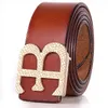 Ceinture pour hommes de type B en cuir polyvalente classique en cuir de vachette pur boucle ceinture ceinture en jean